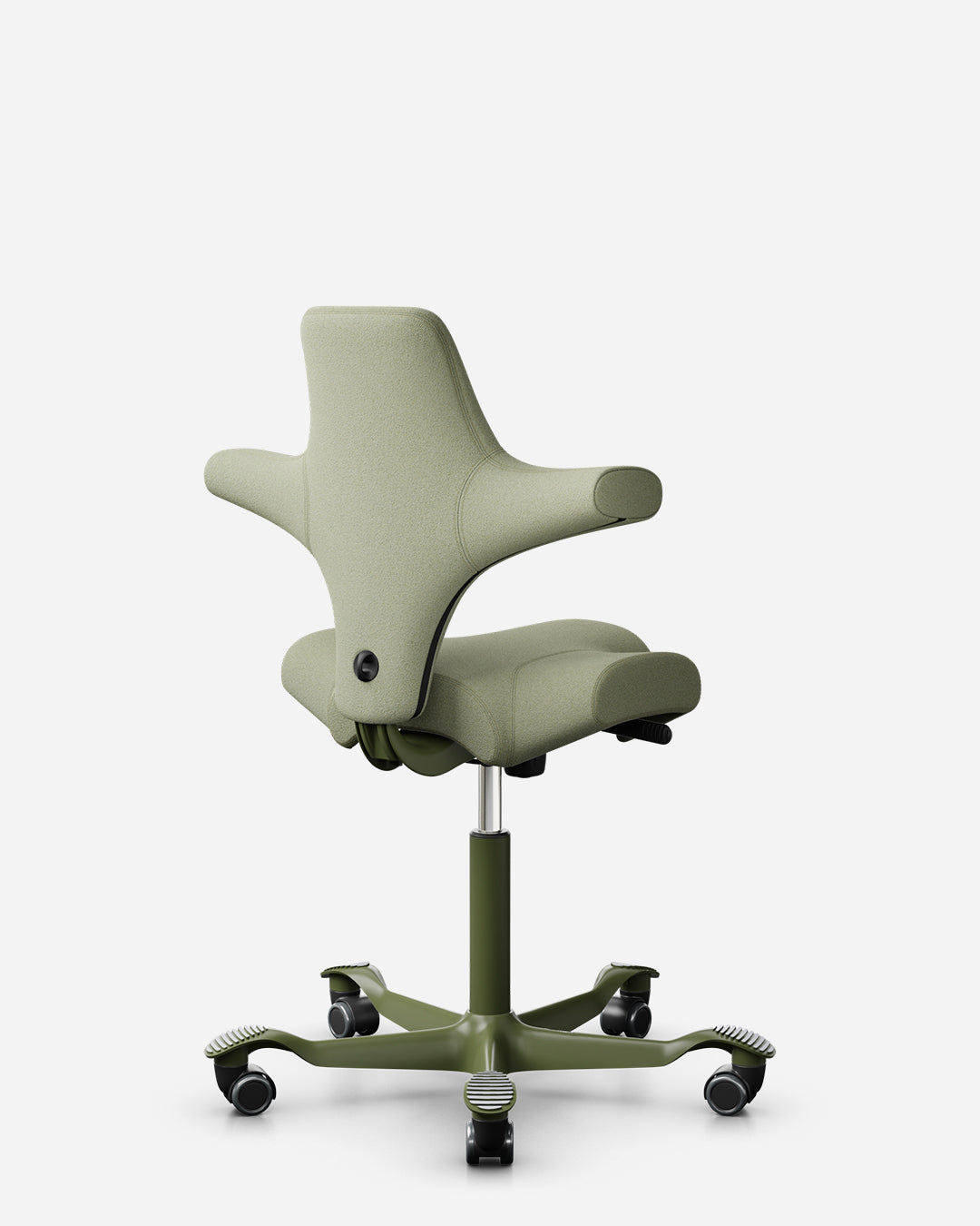 HÅG Capisco 8106 office chair in Wool Divina, back view