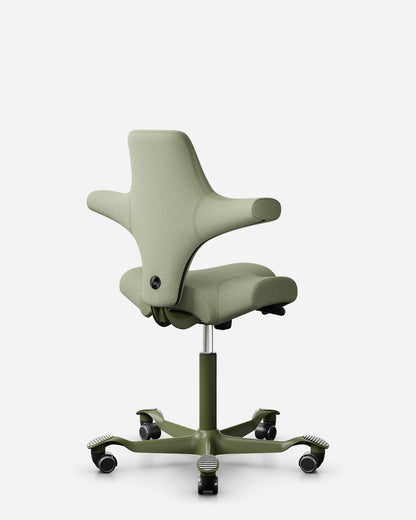 HÅG Capisco 8106 office chair in Wool Divina, back view