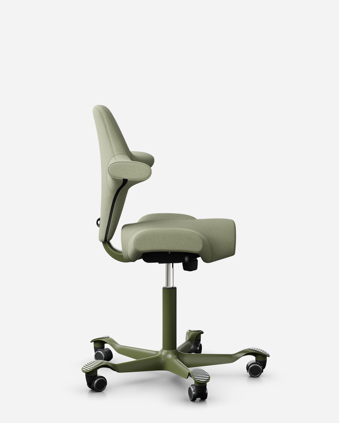 HÅG Capisco 8106 office chair in Wool Divina, side view