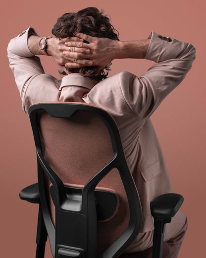 RH Mereo Mesh office chair in a home office setting