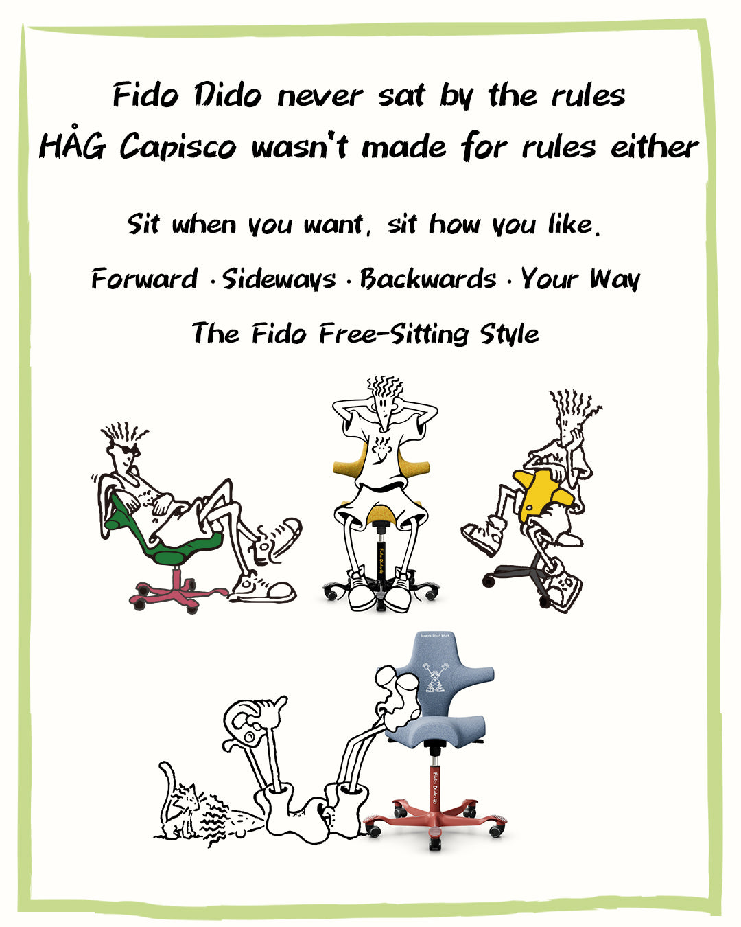 HÅG x Fido Dido -  Capisco 8106 Limited