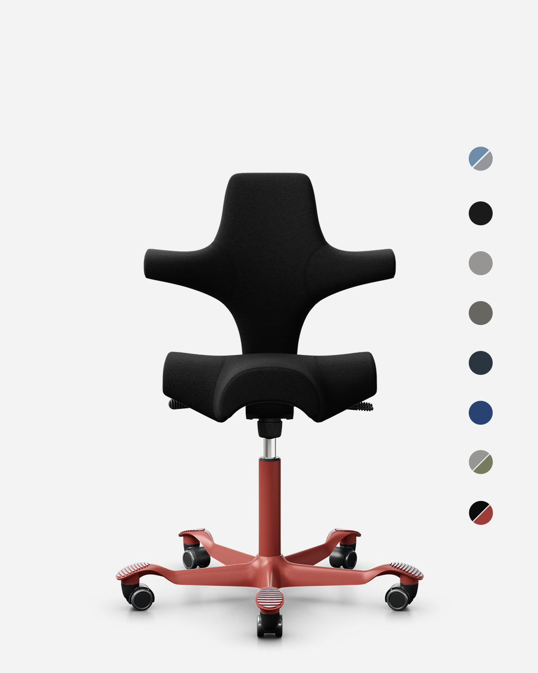 HÅG Capisco 8106 office chair in Cura fabric, front view