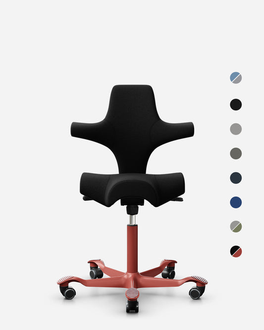 HÅG Capisco 8106 office chair in Cura fabric, front view