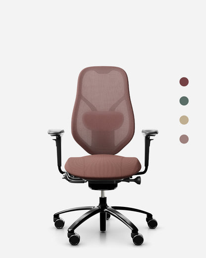 RH Mereo Mesh office chair in Tonal fabric, front view