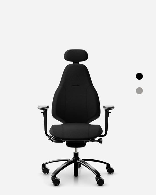 RH Mereo 220 office chair in Cura fabric, front view