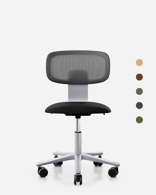 HÅG Tion mesh 2340 office chair in Cura fabric, front view